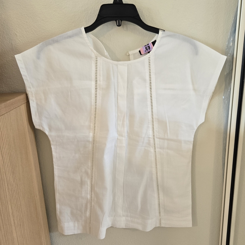 C. Luce Classic Ivory Blouse
